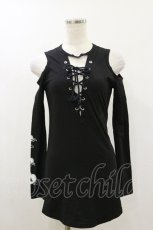 画像1: NieR Clothing / 肩開きカットソー F 黒 H-26-10-21-025-PU-TO-AK-ZH (1)