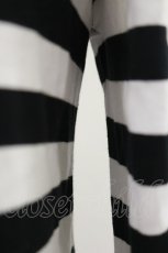 画像3: NieR Clothing / 肩開きカットソー F 白×黒 H-26-10-21-026-PU-TO-AK-ZH (3)