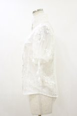 画像3: Triple fortune / 刺繍ブラウス(半袖) L 白 H-26-10-21-028-EL-BL-AK-ZH (3)