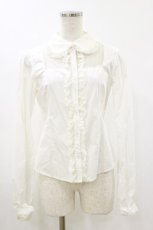 画像1: PUTUMAYO / チュール切替ブラウス  白 H-26-10-21-029-PT-BL-AK-ZH (1)