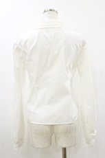 画像2: PUTUMAYO / チュール切替ブラウス  白 H-26-10-21-029-PT-BL-AK-ZH (2)