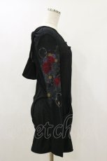 画像3: Ozz oneste / プリントZIPパーカー  黒 H-26-10-21-032-OO-TO-AK-ZH (3)