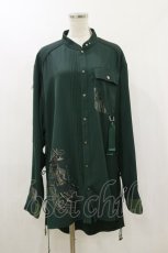 画像1: Ozz conte / Cognitive Lab Blouse  緑 H-26-10-21-033-OO-BL-AK-ZH (1)