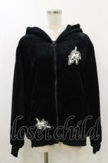 画像1: NieR Clothing / うさ耳ZIPパーカー F 黒 H-26-10-21-037-PU-TO-AK-ZH (1)
