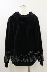画像2: NieR Clothing / うさ耳ZIPパーカー F 黒 H-26-10-21-037-PU-TO-AK-ZH (2)