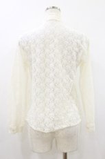画像2: Fi.n.t / 総レースボウタイブラウス Free OFFWHITE H-26-10-22-049-CA-BL-NS-ZH (2)