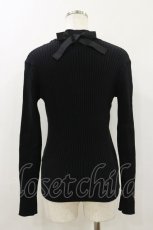 画像2: F&A / バックリボンリブニットプルオーバー Free BLACK H-26-10-22-051-CA-TO-NS-ZH (2)