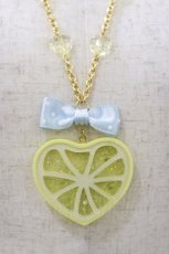 画像1: Angelic Pretty / Delicious Lemonネックレス  イエロー H-26-10-22-007-AP-AC-NS-ZH (1)
