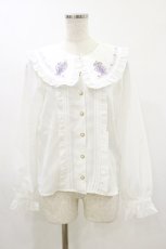 画像1: Amavel / Magical Cosmic Cosmeticフリルブラウス Free 白 H-26-10-22-064-CA-BL-NS-ZH (1)