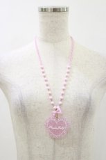 画像2: Angelic Pretty / ドットLovely Heartクッションネックレス  ピンク H-26-10-22-008-AP-AC-NS-ZH (2)