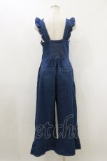 画像2: F&A / 裾フリルデニムサロペットパンツ Free Indigo H-26-10-22-071-CA-OP-NS-ZH (2)