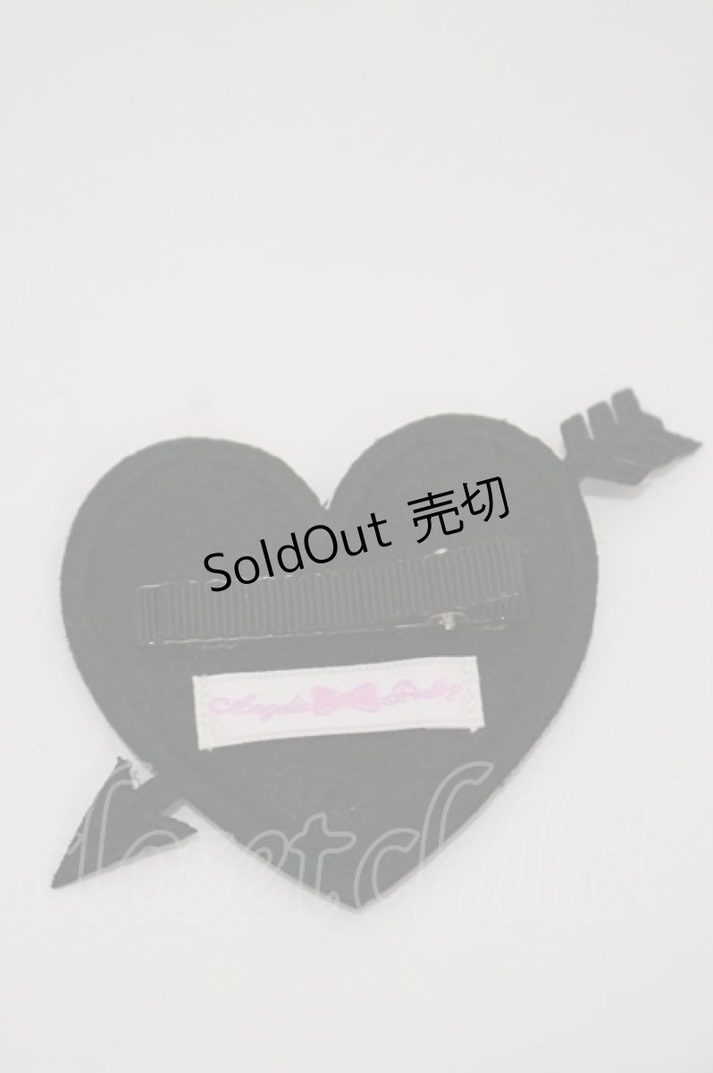 画像2: Angelic Pretty / Dolly Heartクリップ  ブラック H-26-10-22-014-AP-AC-NS-ZH (2)