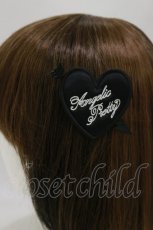 画像3: Angelic Pretty / Dolly Heartクリップ  ブラック H-26-10-22-014-AP-AC-NS-ZH (3)