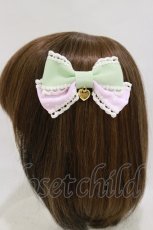 画像3: Angelic Pretty / Fancy Dot配色水玉リボンクリップSet  ミント/ピンク H-26-10-22-022-AP-AC-NS-ZH (3)