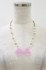 画像2: Angelic Pretty / ドットキュートRibbonRibbonネックレス  ピンク H-26-10-22-027-AP-AC-YZ-ZH (2)