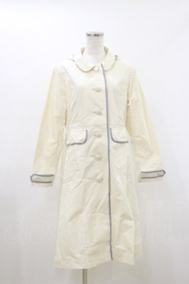 Preview of ギンガムチェックパイピングレインコート Free OFF WHITE