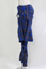 画像2: SEXY DYNAMITE LONDON / タータンチェックパンツ L 青 H-26-10-23-1029-PU-PA-AK-ZH (2)
