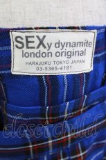 画像5: SEXY DYNAMITE LONDON / タータンチェックパンツ L 青 H-26-10-23-1029-PU-PA-AK-ZH (5)