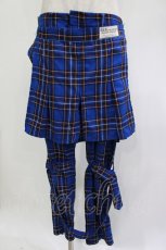 画像1: SEXY DYNAMITE LONDON / タータンチェックパンツ L 青 H-26-10-23-1029-PU-PA-AK-ZH (1)