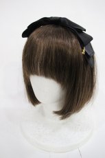 画像1: Angelic Pretty / Brilliant Michelleカチューシャ  ブラック H-26-10-23-003-AP-AC-NS-ZH (1)