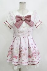 画像1: LIZ LISA / ManyHeartsAfternoontea柄セットアップ Free ピンク H-26-10-24-001-LO-OP-YZ-ZH (1)