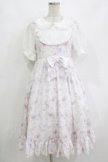 画像1: Princess Flower Garden / 胡桃咲姫/フラワープリントワンピース L ピンク H-26-10-24-031-LO-OP-YZ-ZH (1)