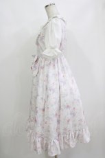 画像2: Princess Flower Garden / 胡桃咲姫/フラワープリントワンピース L ピンク H-26-10-24-031-LO-OP-YZ-ZH (2)
