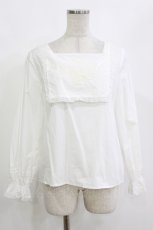 画像1: F i.n.t / フラワーバスケット刺繍プルオーバーブラウス Free オフ H-26-10-24-040-CA-TO-NS-ZH (1)