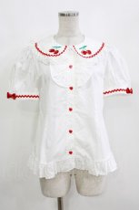 画像1: Angelic Pretty / Delicious Cherryブラウス(無地) Free 白 H-26-10-24-045-AP-BL-NS-ZH (1)