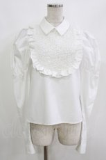 画像1: AVENCHUMU / Love the frills blouse Free ホワイト H-26-10-24-046-LO-BL-NS-ZH (1)