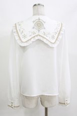 画像3: Amavel / Fortune Horoscopeフリルブラウス Free 白 H-26-10-24-047-CA-BL-NS-ZH (3)