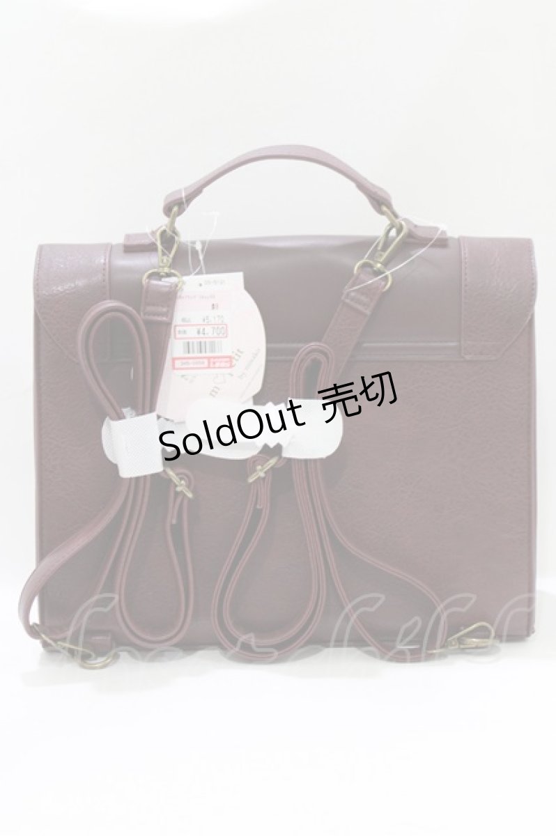 画像3: m petit by misako / AM*フラップ3WAYリュック  ボルドー H-26-10-24-049-LO-BG-NS-ZH (3)