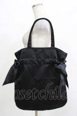 画像2: Maison de FLEUR / Hello Kitty/ダブルリボントートバッグ  ブラック H-26-10-24-051-LO-BG-NS-ZH (2)