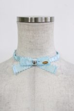 画像1: Angelic Pretty / Jewelry Ribbonチョーカー  サックス H-26-10-24-061-AP-AC-NS-ZH (1)