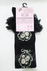 画像2: m petit by misako / ECAMOVKバラリボン  ブラック H-26-10-24-066-LO-ZA-NS-ZH (2)