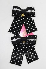 画像3: Angelic Pretty / Sweet DotリボンクリップSet  ブラック H-26-10-24-078-AP-AC-NS-ZH (3)