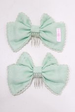 画像3: Angelic Pretty / オーガンジーパールコーム  ミント H-26-10-24-079-AP-AC-YZ-ZH (3)