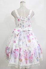 画像3: Angelic Pretty / Decoration Ice Creamジャンパースカート Free 白 H-26-10-24-014-AP-OP-NS-ZH (3)