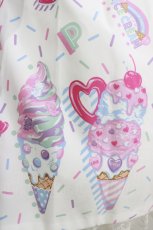 画像4: Angelic Pretty / Decoration Ice Creamジャンパースカート Free 白 H-26-10-24-014-AP-OP-NS-ZH (4)