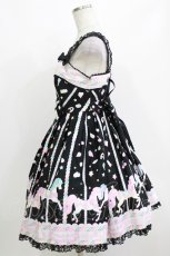 画像2: Angelic Pretty / Sugary Carnivalジャンパースカート Free ブラック H-26-10-24-015-AP-OP-NS-ZH (2)