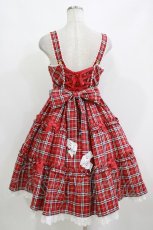 画像3: Angelic Pretty / cute candy checkジャンパースカート Free レッド H-26-10-24-017-AP-OP-NS-ZH (3)
