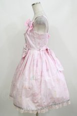 画像2: Angelic Pretty / MAGICAL ETOILEブローチ付ジャンパースカート Free ピンク H-26-10-24-020-AP-OP-NS-ZH (2)