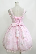 画像3: Angelic Pretty / MAGICAL ETOILEブローチ付ジャンパースカート Free ピンク H-26-10-24-020-AP-OP-NS-ZH (3)