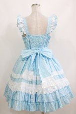 画像3: Angelic Pretty / Sugarフリルジャンパースカート Free サックス H-26-10-24-022-AP-OP-NS-ZH (3)