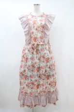 画像1: Jane Marple / MADELEINE&COLLEEN’S ORCHARDフリルトリムドレス  ピンク H-26-10-25-024-JM-OP-KB-ZH (1)