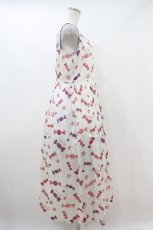 画像3: Jane Marple / Sweet Dropsノースリーブドレス M アイボリー×フレンチブルー H-26-10-25-029-JM-OP-AK-ZH (3)