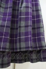 画像3: Jane Marple Dans Le Salon / タータンチェックプリーツスカート M パープル H-26-10-25-038-JM-SK-AK-ZH (3)