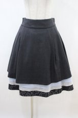 画像1: Jane Marple / Clear twillミルフィーユスカート M グレー H-26-10-25-039-JM-SK-AK-ZH (1)
