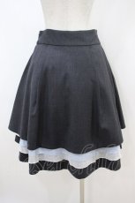 画像2: Jane Marple / Clear twillミルフィーユスカート M グレー H-26-10-25-039-JM-SK-AK-ZH (2)