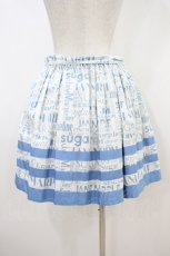 画像2: Jane Marple / シュガーロゴのミニスカート M アイボリー H-26-10-25-043-JM-SK-KB-ZH (2)